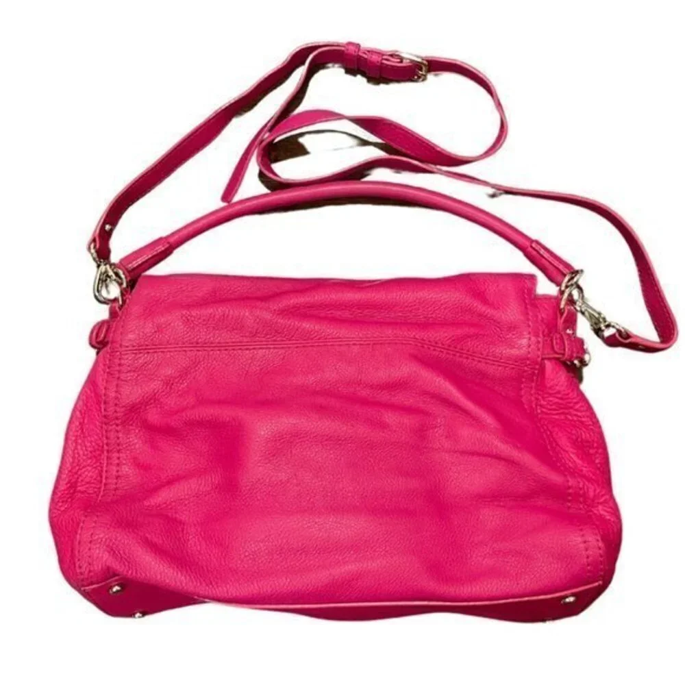 Kate Spade Pebbled Leather Pink Shoulder Crossbody Convertible/Satchel Bag